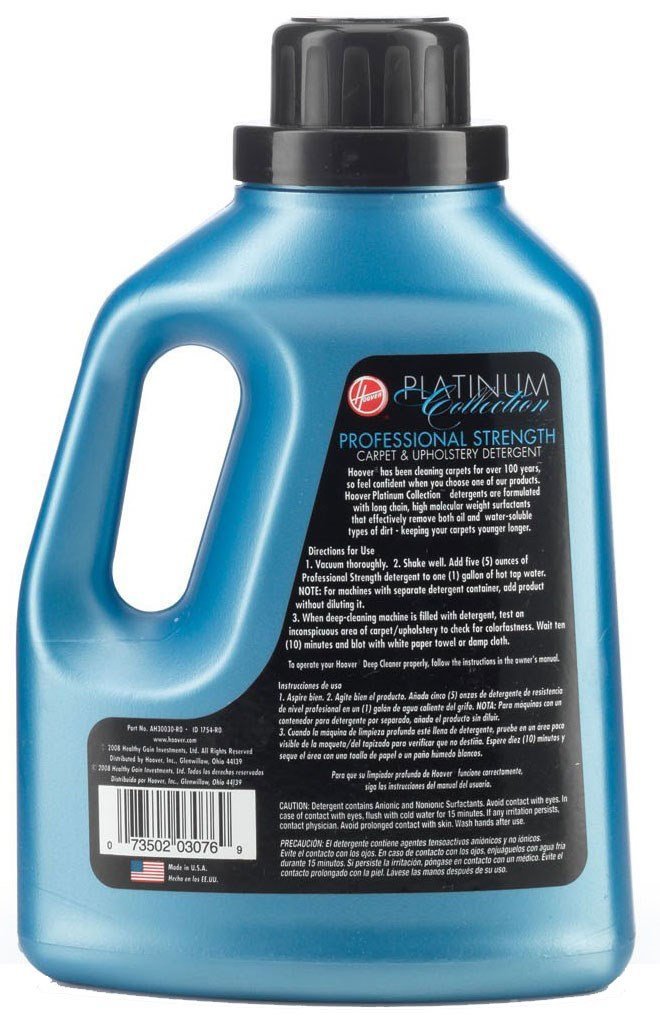 Hoover Platinum Collection Professional Strength Carpet & Upholstery Detergent 50 oz, AH30030